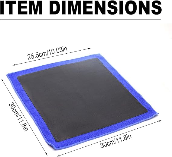 Creative 1 Pack Car Clay Bar Alternative, Fine Grade Microfiber Clay Towel for Automotive Detailing