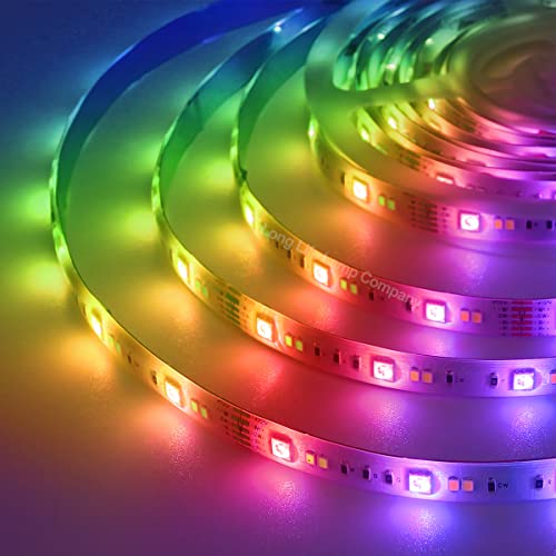 Long Life Lamp Company 5M Smart WiFi RGB LED Strip Plug and Play Kit Dimmable with IR Remote, App Controller Smart Lights - Image 2