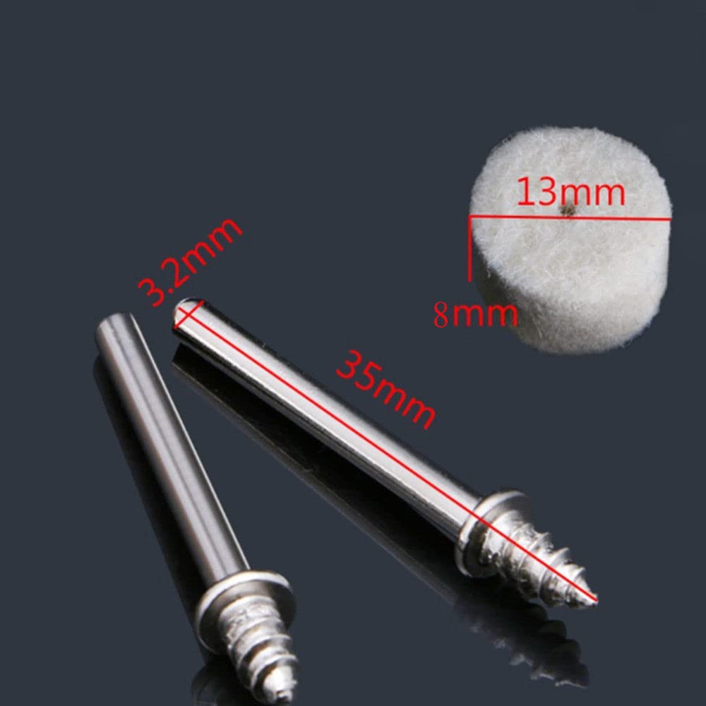 Kit Lucidatura Per Dremel - 125 Pezzi Con Dischi In Feltro E Pasta Lucidante - Foto 8