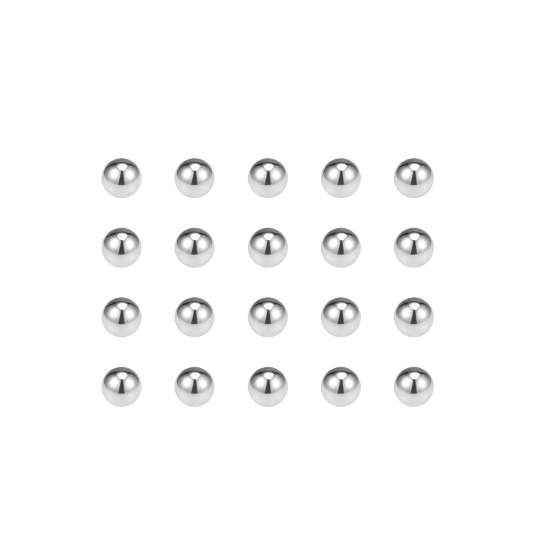 uxcell 1.2mm Bearing Balls 304 Stainless Steel G100 Precision Balls 50pcs
