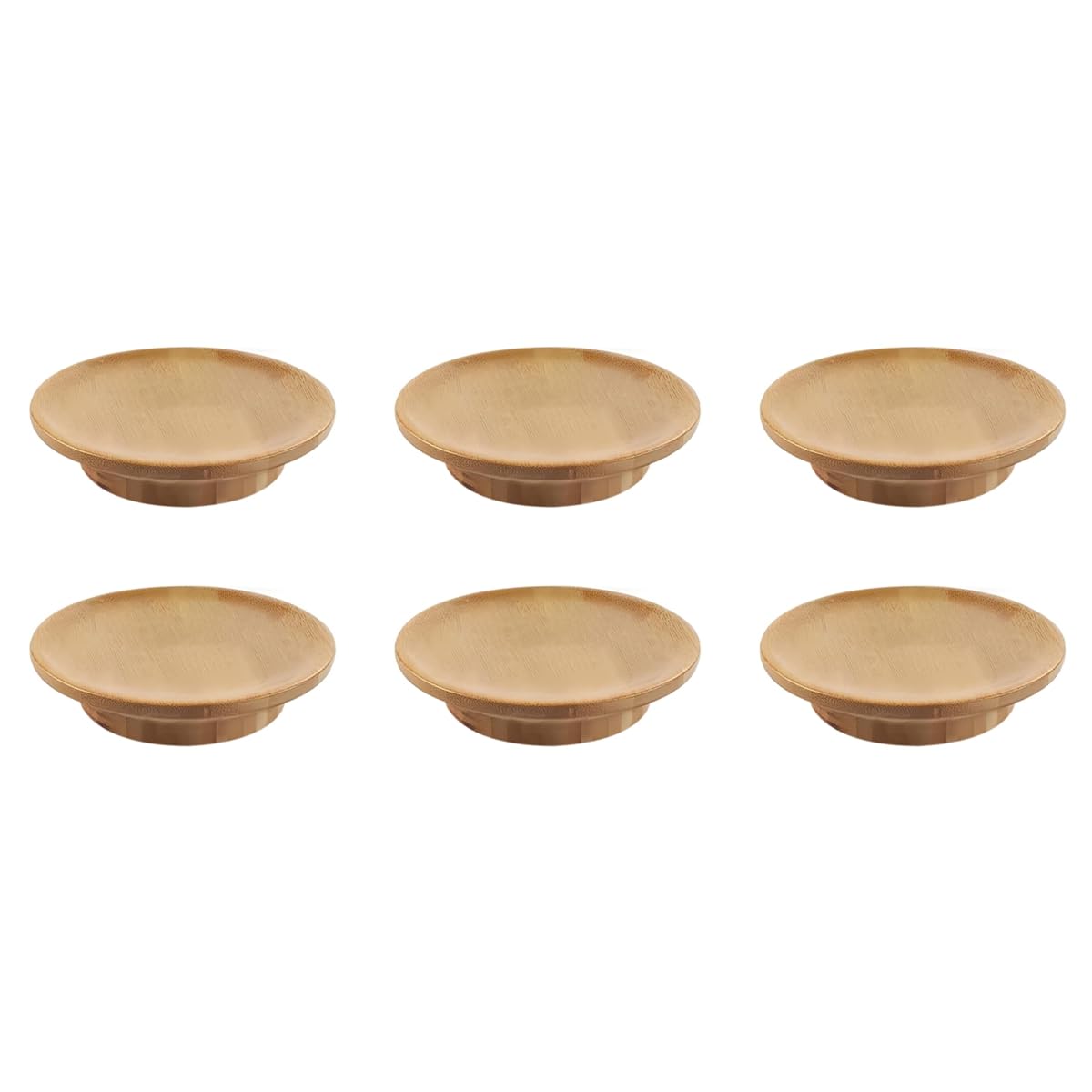 CTRLZS 6Pcs Wine Glass Charcuterie Topper, Bamboo Wine Glass Topper Charcuterie Plate, Wine Glass Charcuterie Board Topper