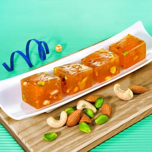 Image of Lal Sweets Halwa 400g (Pack of 2) | Dry Fruit Halwa | Traditional Indian Sweet Gift Pack