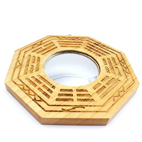 Better Us Feng Shui Wood Chinese Bagua Mirror 4 Inch (Convex) #TOP3