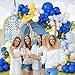 Blue and Yellow Balloon Arch Kit, Lemon Balloon Garland with Pastel Yellow Pastel Blue White Balloons for Lemon Bridal Baby Shower Birthday Party Decorations