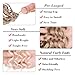 Leeven 14 Inch Gogo Curl Crochet Hair 8 Packs Pre Looped Water Wave Crochet Hair Ombre Blonde Ocean Wave Goddess Box Braids Deep Twist Synthetic Braiding Hair for Women