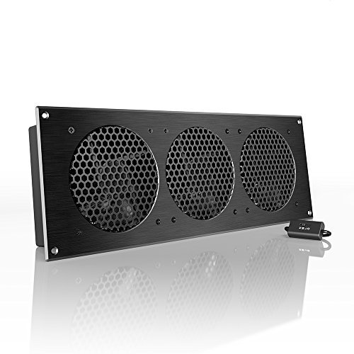 Ac Infinity Airplate S9, Quiet Cooling Fan System 18" With Speed Control, For Home Theater Av Cabinet Cooling #TOP10