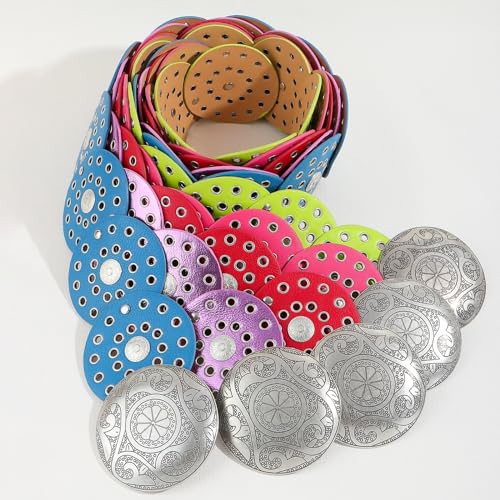 Eye Catching Waist Belt Adjustable Grommet Waist Belt PU Leather Wide Belt Adjust Coat Dress Female Waistband4