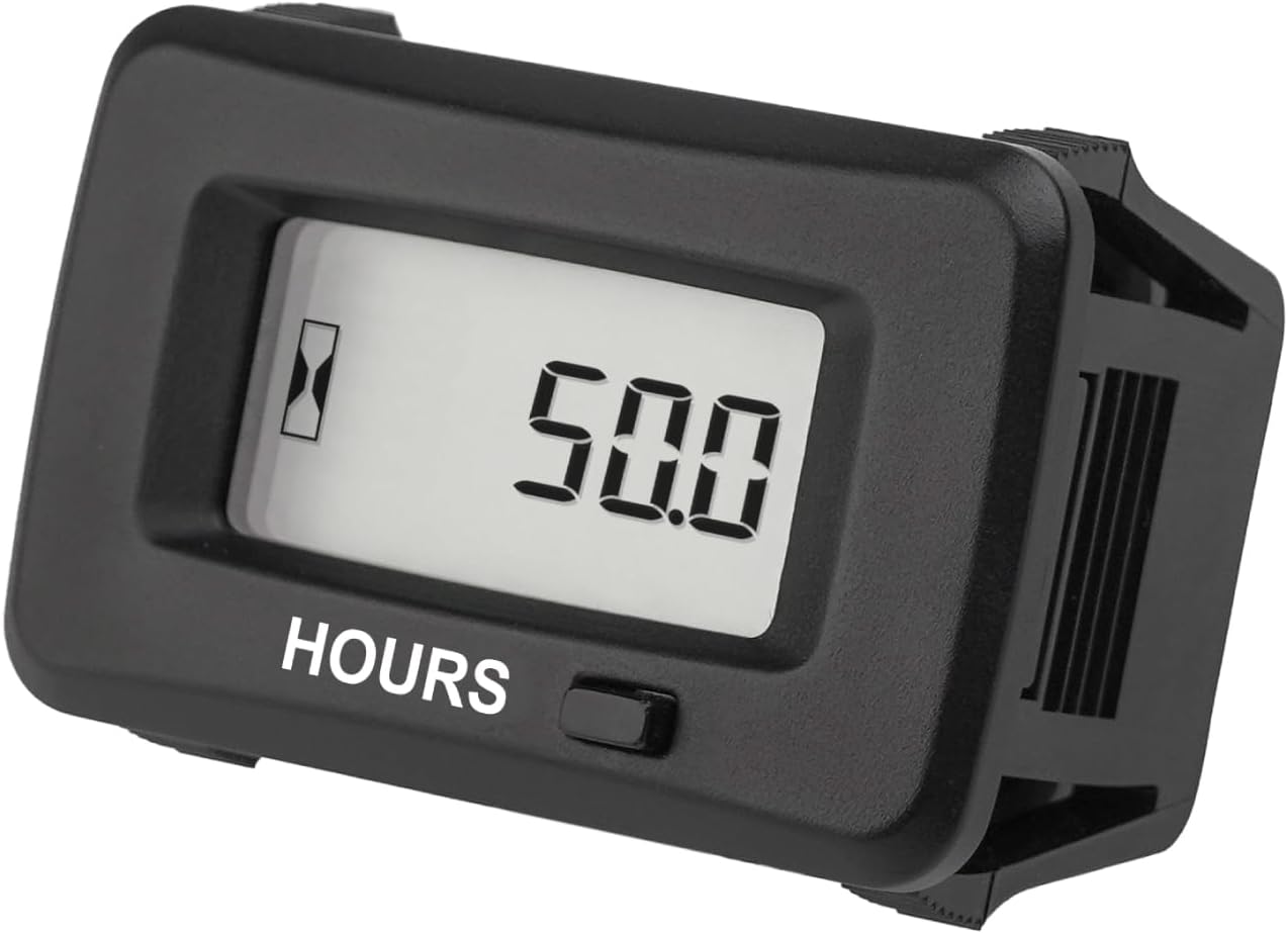 Contatore Ore Digitale Runleader | AC/DC 5-277V Per Generatori, Tosaerba, Motoseghe - Foto 4