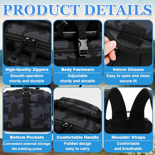 Sac à dos pour matériel de pêche NAVESO grand volume imperméable - 3