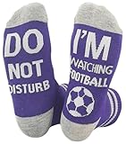 Photo Gallery himozoo calzini divertenti con scritta do not disturb i m watching football or rugby, per uomini e donne, amanti del rugby e del calcio Photo Gallery himozoo calzini divertenti con scritta do not disturb i m watching football or rugby, per uomini e donne, amanti del rugby e del calcio