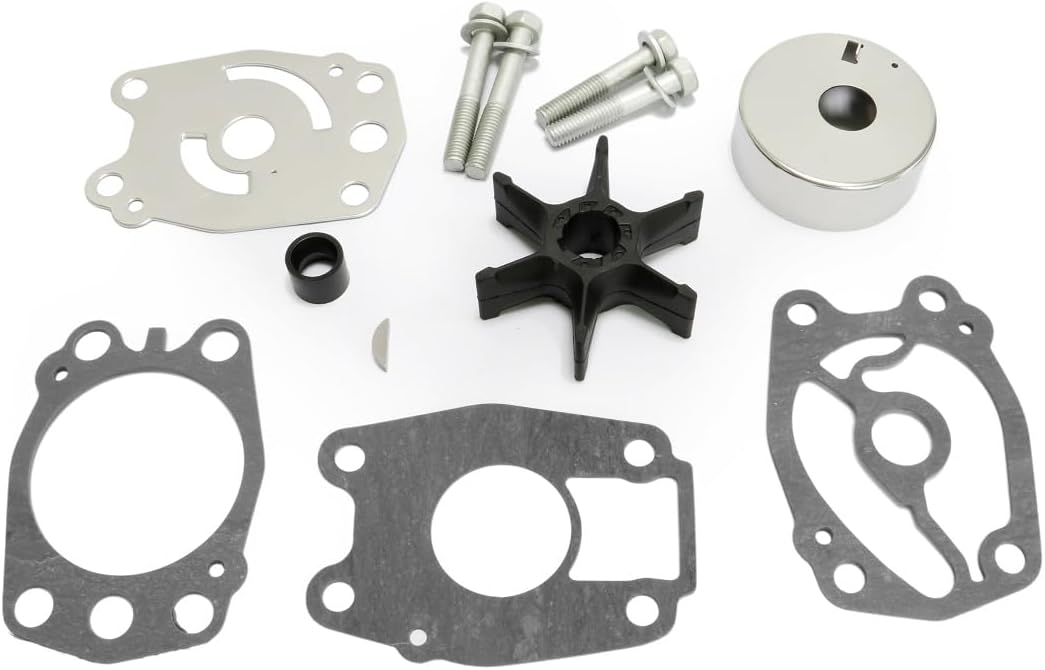 MARKGOO 679-W0078-00-00 Water Pump Impeller Repair Kit for Yamaha Mariner 2 Stroke Outboard 40 HP Boat Motor Engine Parts Replacement Sierra 18-3397 6F5-W0078-00-00 679-W0078-A1-00