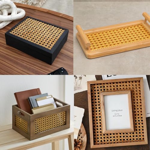 ALLINKIT 40 cm x 100 cm braune Wiener Flecht-Rolle, nicht faltbar, Erwachsene, Natur, Bastelmaterial, traditionell, Weberei/Basteln (Weide/Rattan)