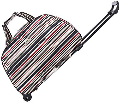 Ser aplicable impermeable bolso de la carretilla de la maleta del bolso bolsa de almacenamiento de gran capacidad Silencio Rueda - Oxford tela impermeable unisex Junta Can (Color: A Tamaño: 65L) (Colo