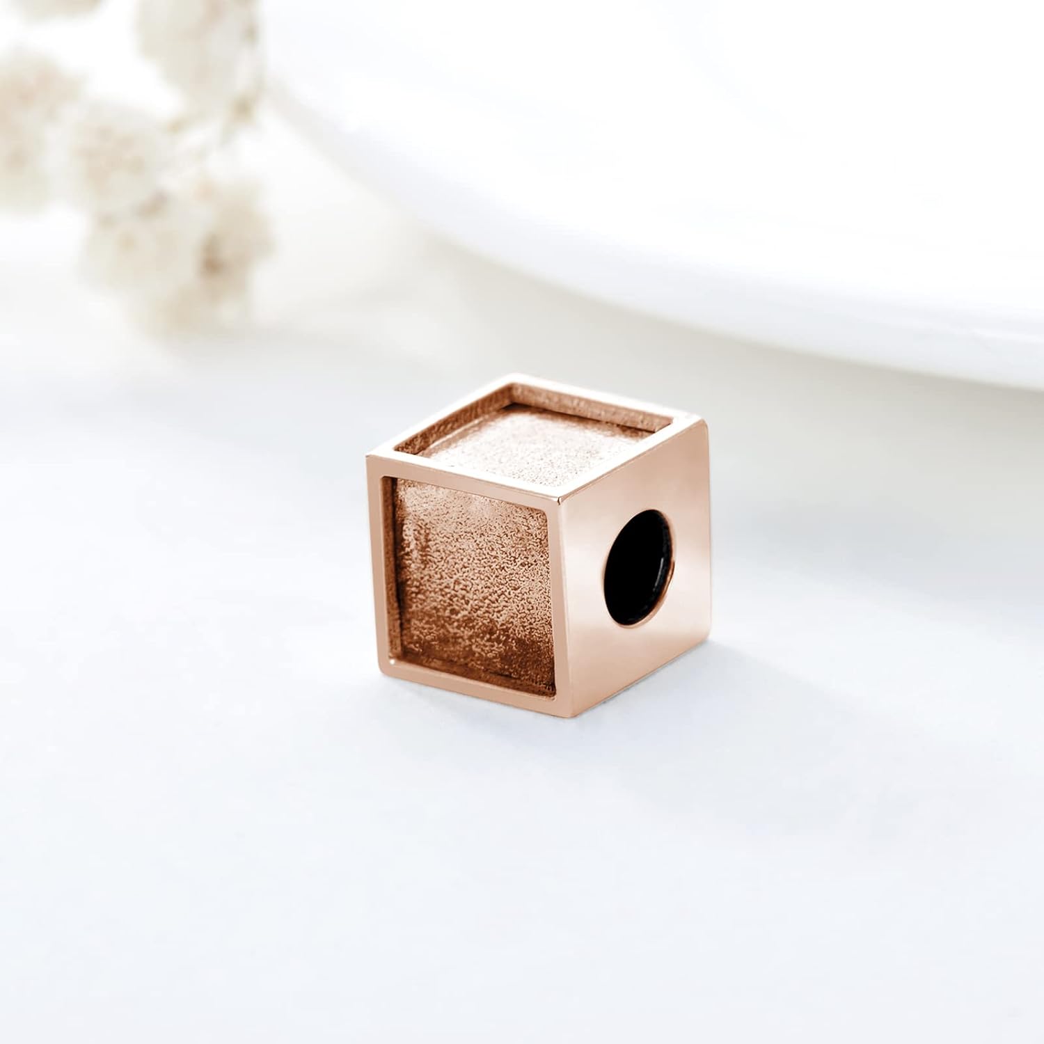 LONAGO Personalized Four-Sided Three-Sided Two-Sided Photo Charm 925 Sterling Silver Customized Bead Holds 2/3/4 Images Pictures Fit Snake Bracelet for Women - Image 4