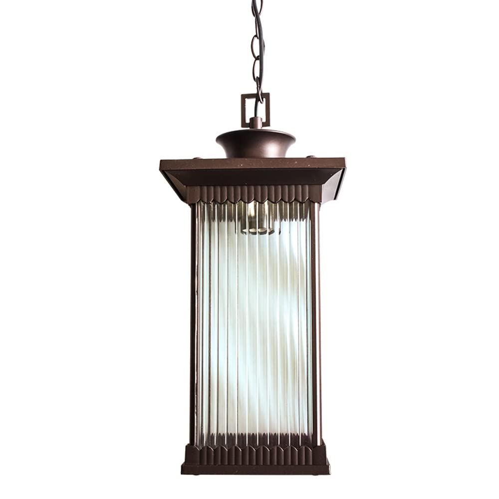 Lustre suspendu en alumicarré de style antique européen, luminaire étanche haut de gamme