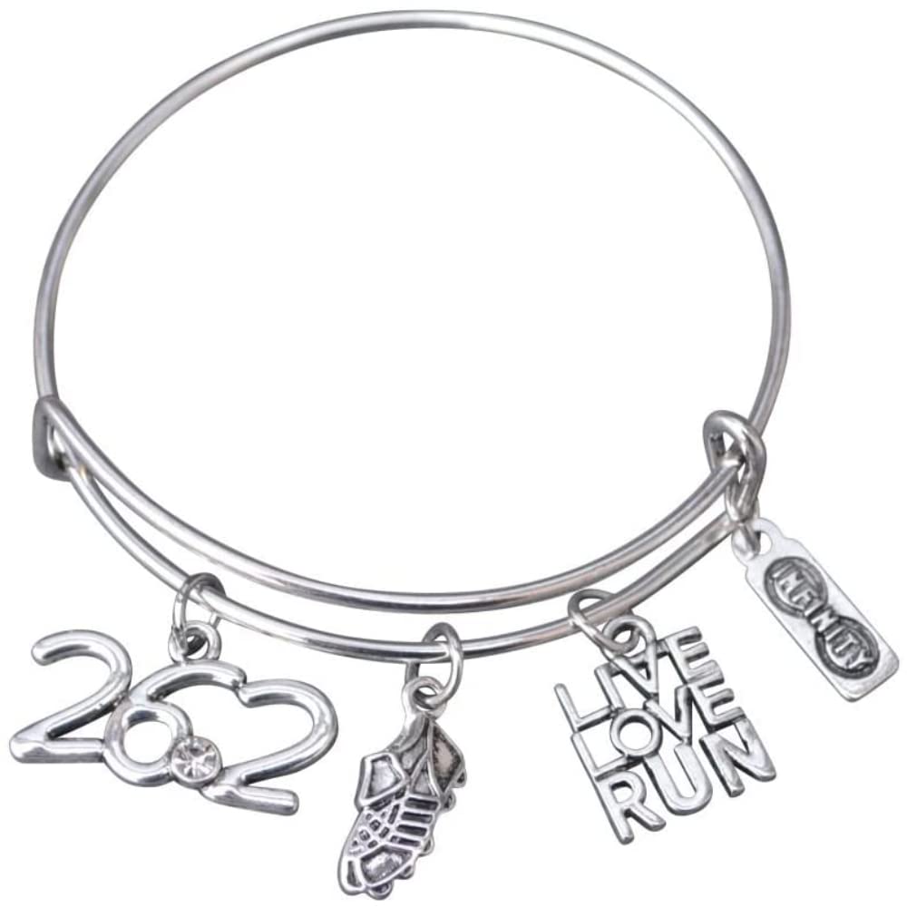Infinity Collection Running Gifts- Runner Bracelet, Running Jewelry, Adjustable Running Charm Bracelet- Perfect Cross Country, Track, Marathon Gifts …