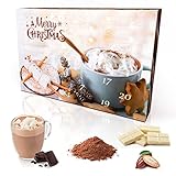 C&T Trinkschokolade & Kakao Adventskalender 2022 (No2) | 24 Sorten italienische Kakao-Pulver mit Verfeinerungstipps | Trinkschoko Weihnachtskalender