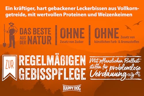 Happy Dog 60739 - NaturCroq Hundekuchen - Vollkorn-Snack für mittlere und große Hunde- 5 kg Inhalt