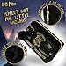 Harry Potter Gifts for Women, Velvet Makeup Bag Cosmetic Pouch Travel Organizer, Small Toiletry Bag for Fans, Hogwarts Themed Design (Black)