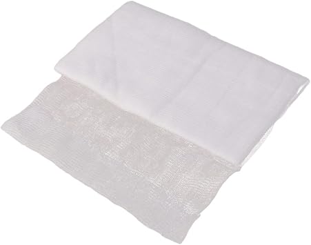 CALLARON 1pc Unbleached Cotton Cheesecloth Absorbent Strainer Fabric for Cooking Canning Juicing Organic Cotton Gauze for Sauces Soups and Cheese