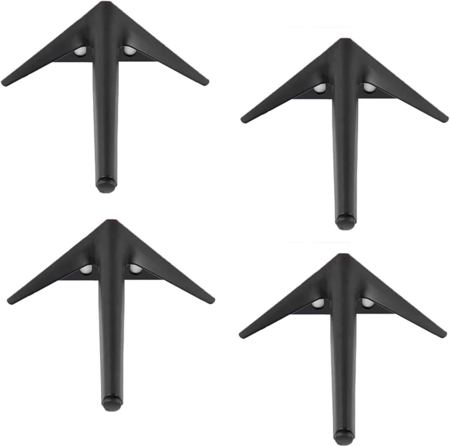 Rhllvj Bronze Color Metal Hairpin Table Legs, Furniture Legs Desk Leg Design, Modern Furniture Legs 4 Pieces For Coffee Table And Tv Stand(,15Cm/5.90In)