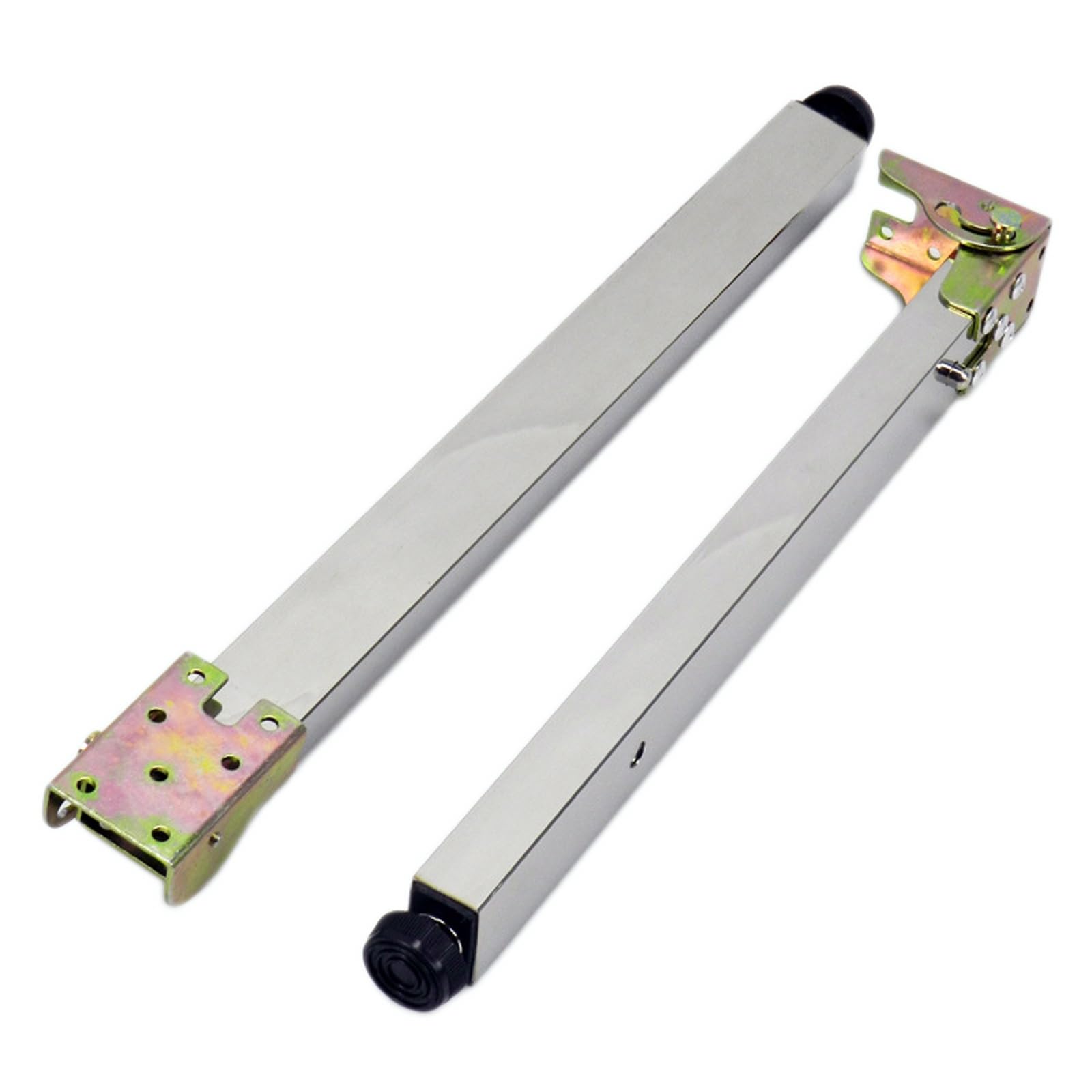 1 Piece DIY Metal Legs, Stainless Steel Telescopic Table Leg, Folding Lifting Furniture Legs, Adjustable Height 30-150cm for Table/Bar Top/Camping(27''/69cm)