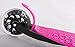 Voyage Sports Toddler Kick Scooters for Kids Girls and Boys, 3 Wheels with Flash Lights, Plastic Board, Adjustable Height Handlebar, Pink