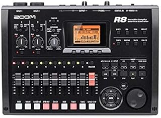 Zoom R8 Multi-Track Tabletop Recorder, Interface, Controller, 2 XLR Combo Inputs 8 Tracks, USB Audio Interface, Built In Stereo Condenser Microphones, Pad Sampler, Rhythm Machine