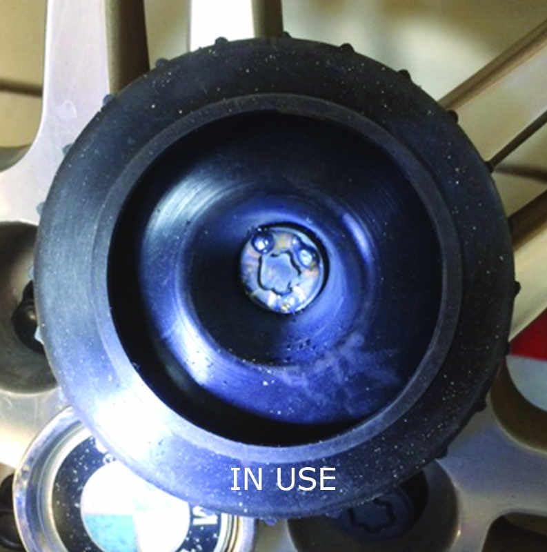 Image of LTI TOOLS Lug Nut Removal Kit - Locking Lug Nut Removal Tool - 2 Piece, Includes Twist Socket & Shield | Compatible with German Vehicles (LT4569)