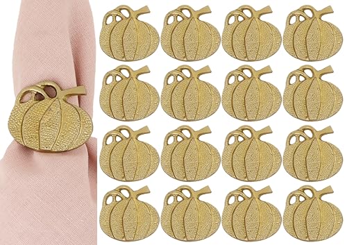 Alpha Living Home Pumpkin Napkin Rings