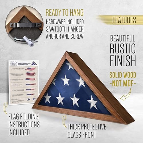 Étui du drapeau enterrement triangle pour honorer la mémoire - 4