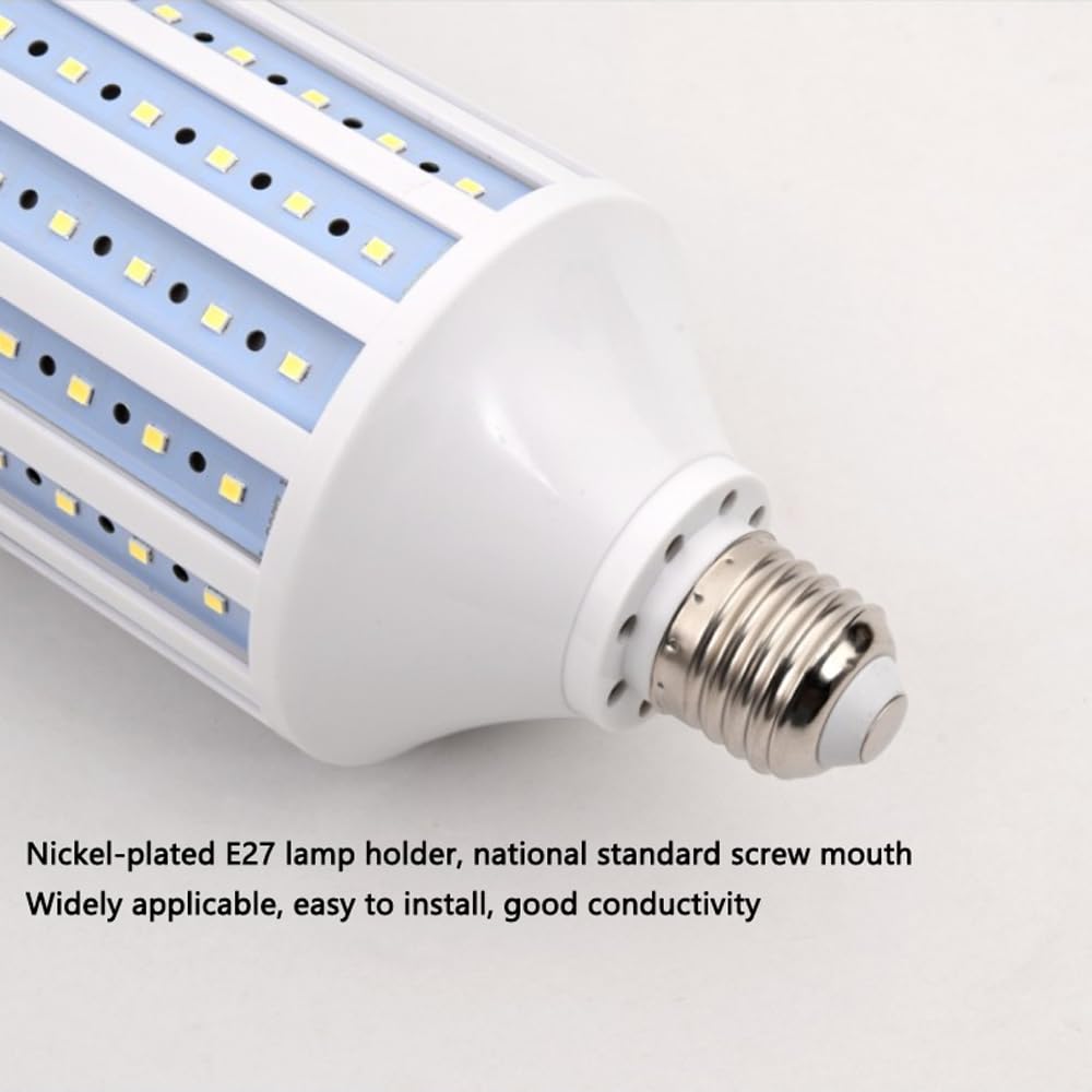 Paquete de 10 bombillas LED de maíz E27, bombilla de maíz de ahorro de energía de alta potencia de 25 W, luz cálida de 3000 K, bombilla LED superbrillante de 2500 lúmenes para iluminación inter