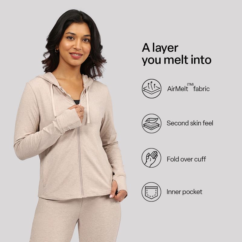 Image of BlissClub AirMeltTM Zippered Jackets | Chic zippered front | Thumbhole detailing | Weightless fabrics | Pockets | Cool-to-touch fabrics