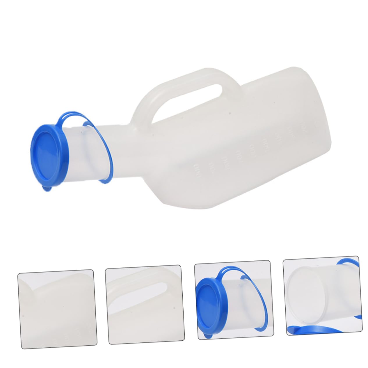 FOMIYES 1000ml Urinal Pot Lid Large Capacity Urinal for Patient Nursing Chamber Pot Paralyzed Bottle