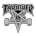 Thrash - Adesivi per skate Goat Die Cut, confezione da 25