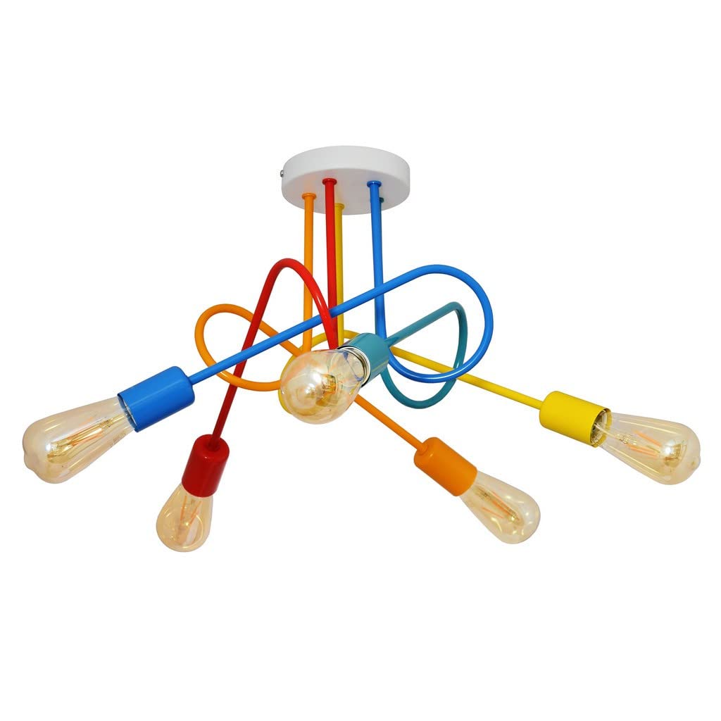 Plafón para niños Oxford 5 x E27/60 W/230 V