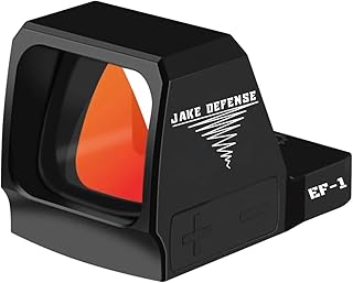 NADO EF-1, Motion Shake Awake Multi-Reticle for RMR Cut Footprint, Shockproof and Waterproof Red Dot Sight, Open Reflex Optics with Picatinny Base.