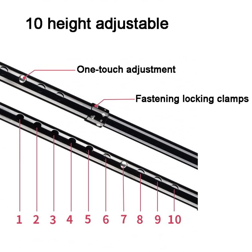 Muletas de Antebrazo Plegables, Muletas de Codo para Adultos, Bastones Ajustables, Aluminio Ligero, Puede Evitar Resbalones (Color : Zwart, Size : 1 Count)