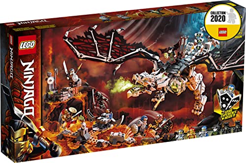 Image of LEGO NINJAGO Kids Skull Sorcerer's Dragon 71721 Building Set (Multicolor) (51 Pieces)