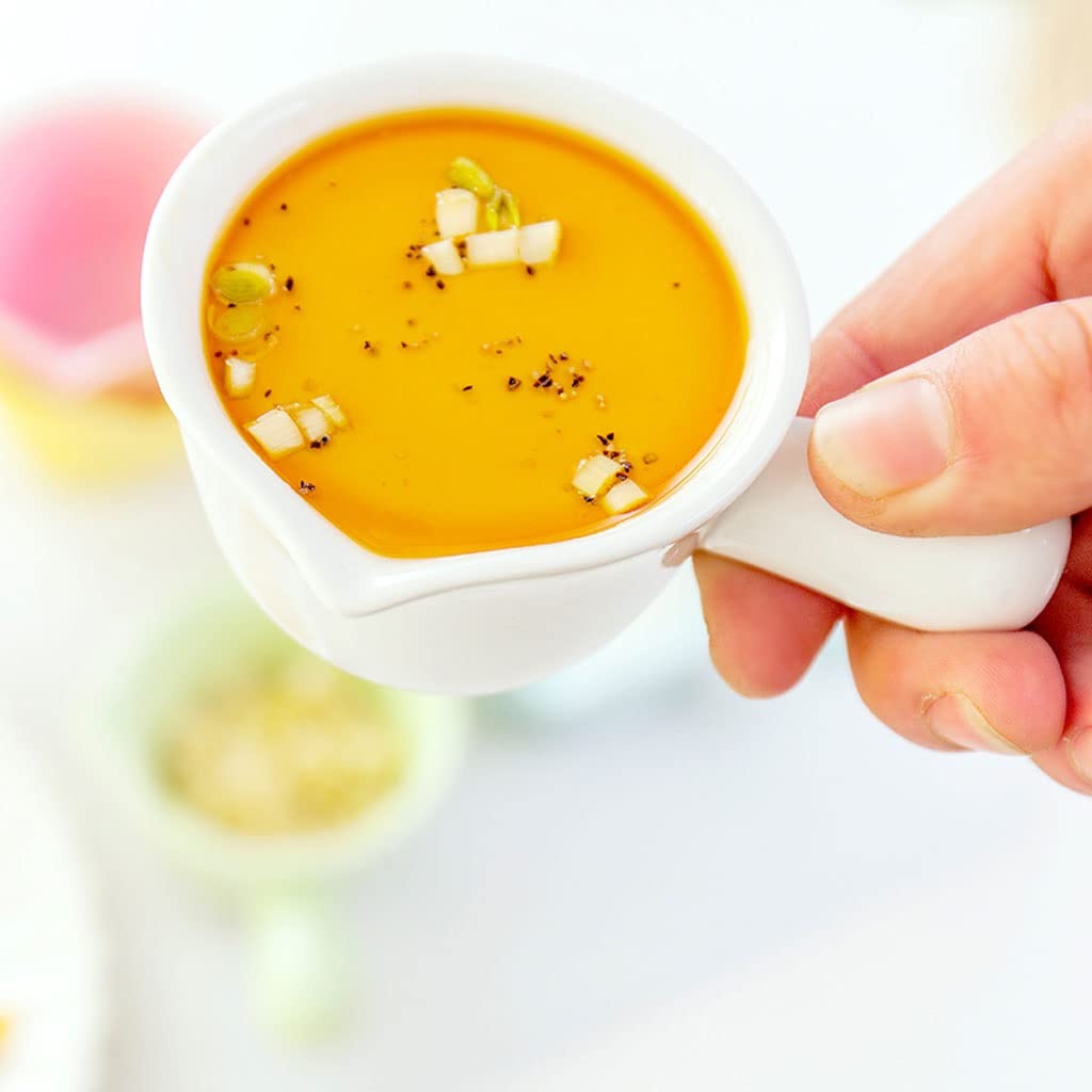 Grande Tasse à Lait avec poignée, Mini Tasse à Lait en céramique, Pot à Steak, Seau à jus, pichet à Lait, café, Tasse à Lait, Bol à Dessert, Sauce à Sauce,Green