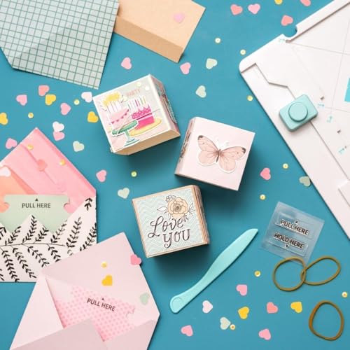 Explosion Card Punch Board We R Memory Keepers para tarjetas creativas y manualidades 3
