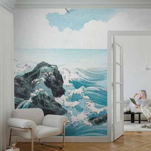 Papier peint auto-adhésif haute qualité Tulup scène de mer - 4