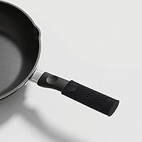 Vista 7 de Cubierta de mango de hierro fundido, cubierta de mango de sartén de hierro fundido resistente al calor, funda de soporte de mango de sartén caliente