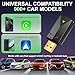 ZOUHOE Wireless CarPlay Adapter– Android Auto Wireless Adapter, 5.8GHz Wi-Fi Plug & Play,Mini and Stable iOS 10+/Android 10+, Fast Auto-Connect for Cars 2016+ (1Pcs)