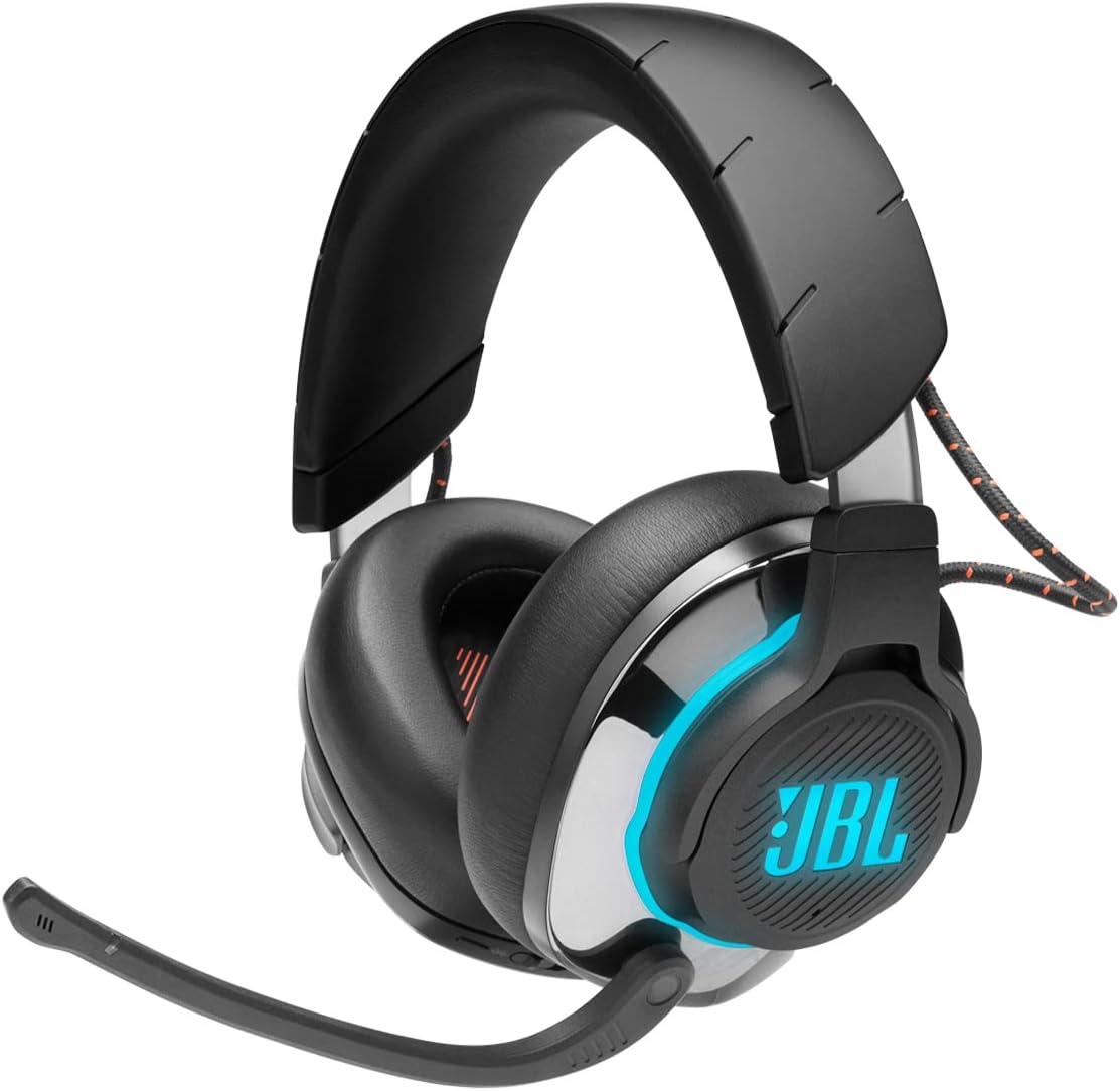 Quantum 810 - Wireless Over-Ear Performance Gaming Headset with Noise Cancelling, Black, Medium