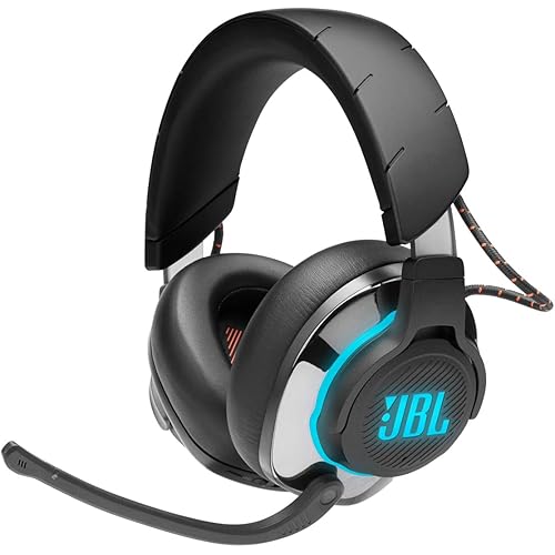 JBL Quantum 810 Wireless - Wireless over-ear performance gaming headset with Active Noise Cancelling and Bluetooth, 43 hours of battery life, Hi-Res 50mm drivers (Black)
