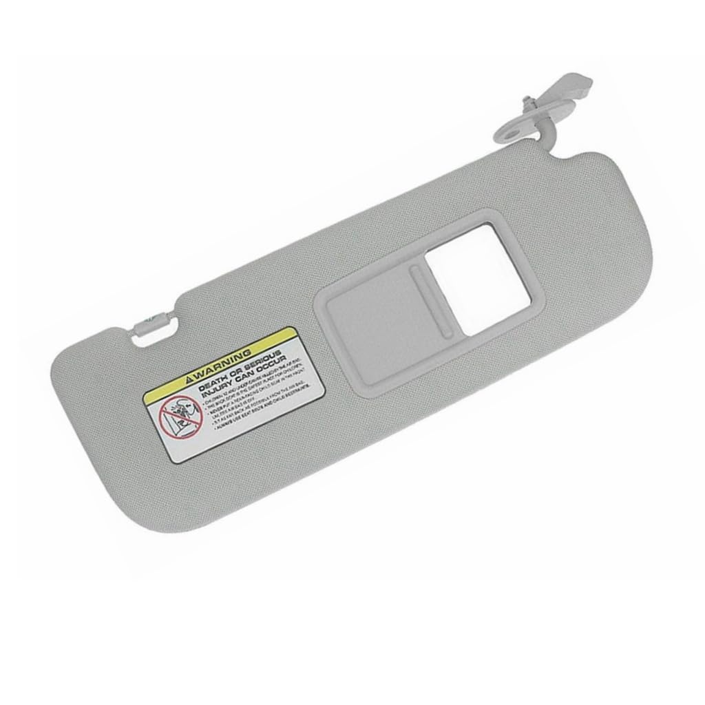 Amazon.com: Right Passenger Side Sun Visor with Mirror Gray for