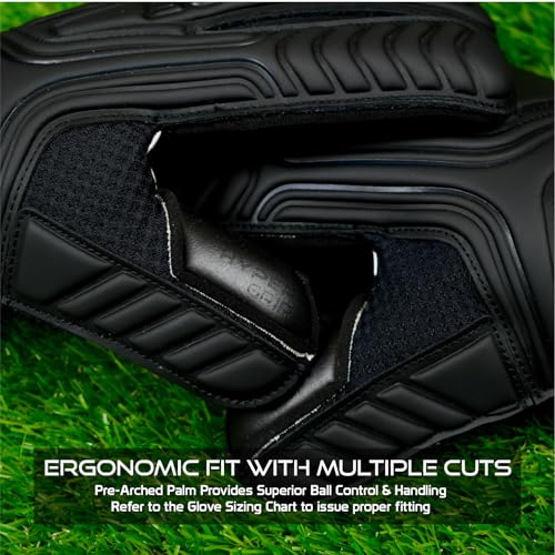 Renegade GK Vulcan Onyx Goalie Gloves