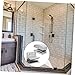 Homoyoyo 2pcs Shower Door Guides Sliding Door Stoppers for Glass Shower -friction Roller for Humid Environments Easy to Install