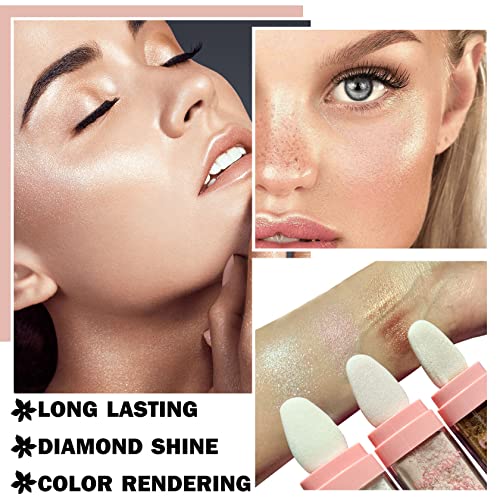 Polvo De Hadas Body Shimmer Glitter Highlighter Powder Makeup,High Gloss Sparkle For Face Body Hair,Create The Most Sparkly And Attractive Glitter Makeup - Bronze #TOP4